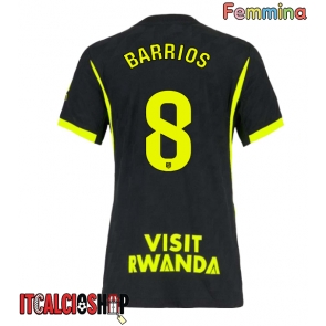 Atletico Madrid Pablo Barrios #8 Seconda Maglia Femmina 2026-27 Manica Corta